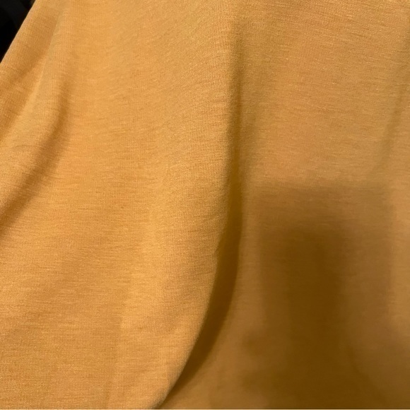 Calvin Klein Plus Size Mustard Yellow Short Sleeve T Shirt Mini Dress - Picture 15 of 16